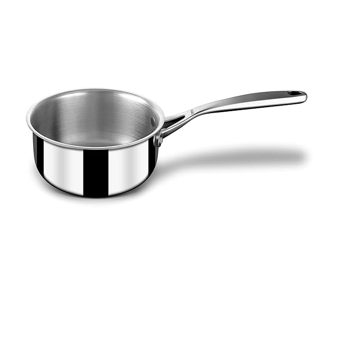 Triply Stainless Steel Sauce Pan With Lid, Milk Pan, Tea Pan, Induction & Gas Stove Compatible, 2 L