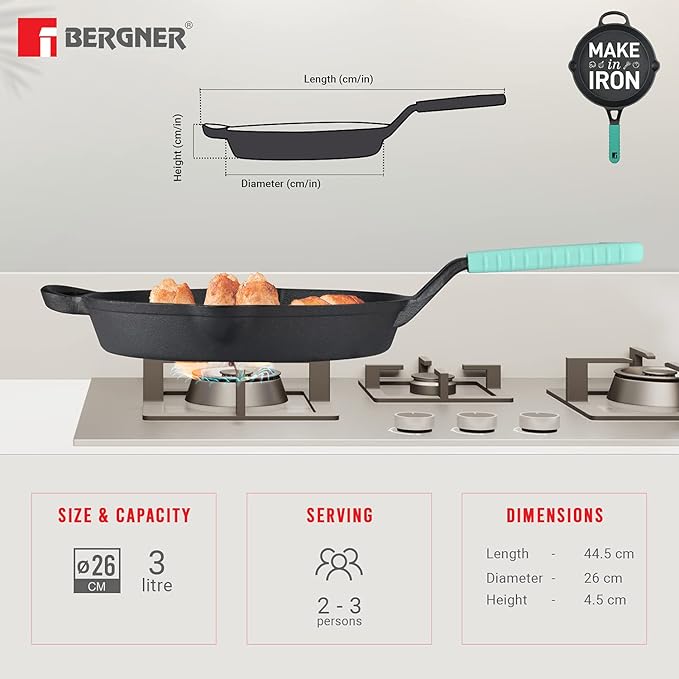 Cast Iron 26 cm Fry Pan