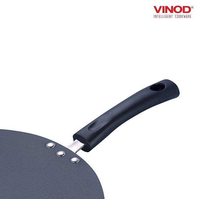 Aluminium Non Stick Flat Multi Tawa - 32.5 cm, Triple Layer Ceramic Coating, 4 mm Extra Thick Roti Tawa