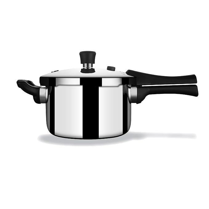 Cooker Triply Pressure Cooker Broad, Induction Cooker, Outer Lid Pressure Cooker 5 L