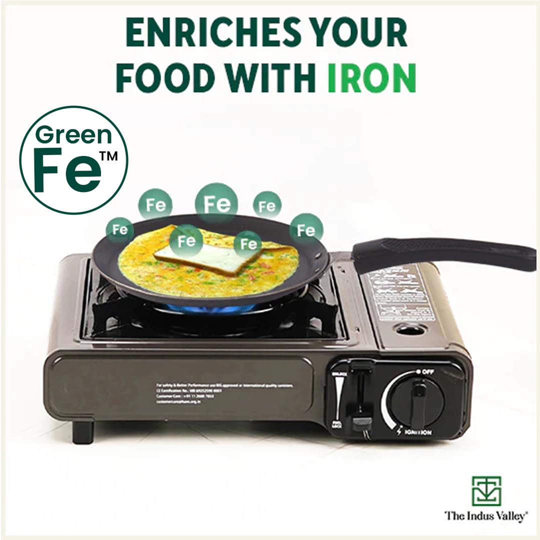 Pre-Seasoned Iron Omlette Pan With Bakelite Handle