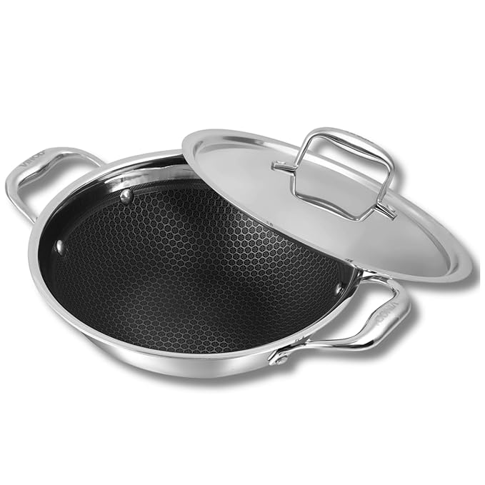 Pro Extra Deep Kadai/Kadhai - 26 cm, 4.1 L, Riveted Sturdy Handle, Induction and Gas Stove Compatible