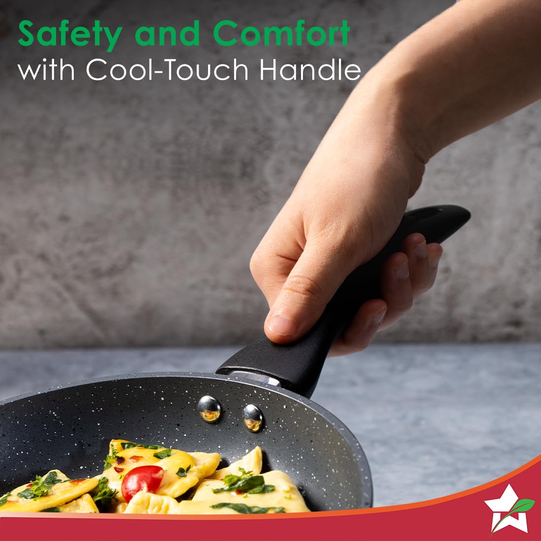 Die-cast Non Stick Fry Pan 24 cm, 1.2 L, Grey