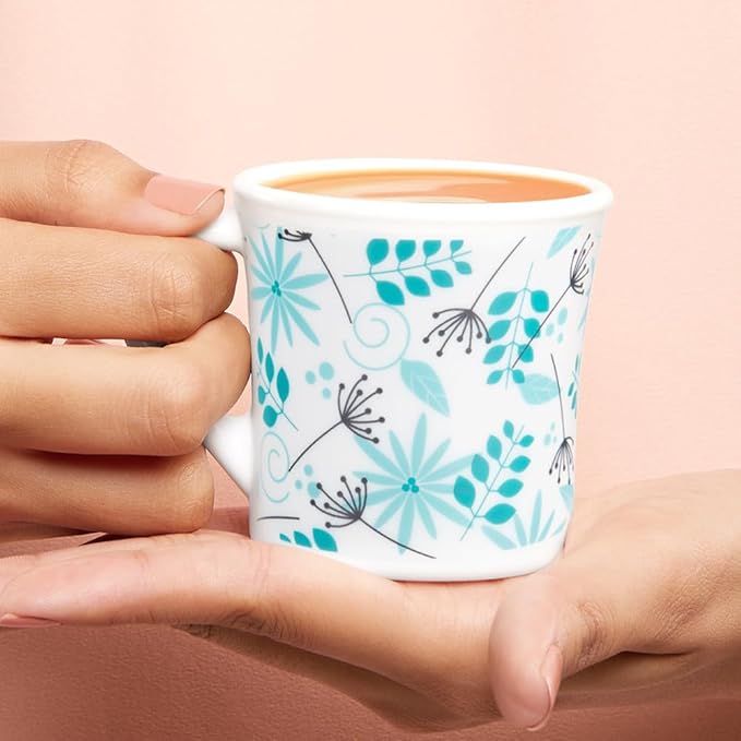Stardust Opalware Mug, Set of 6 Tea/coffee Mugs, 100 ml Each
