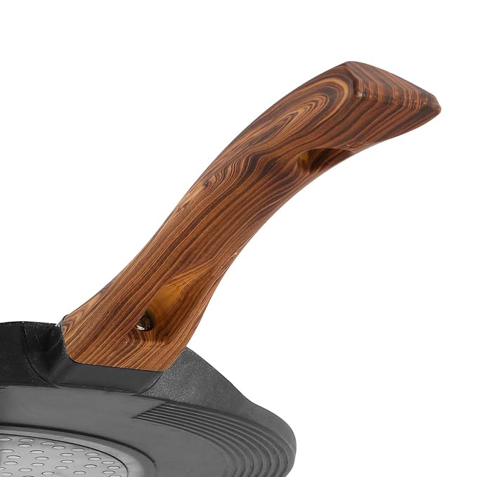 Plus Aluminium Die Cast Non Stick Roti / Chapati Tawa - 31 cm, 5 mm Thick, 5 Layer Coating, Scratch Proof