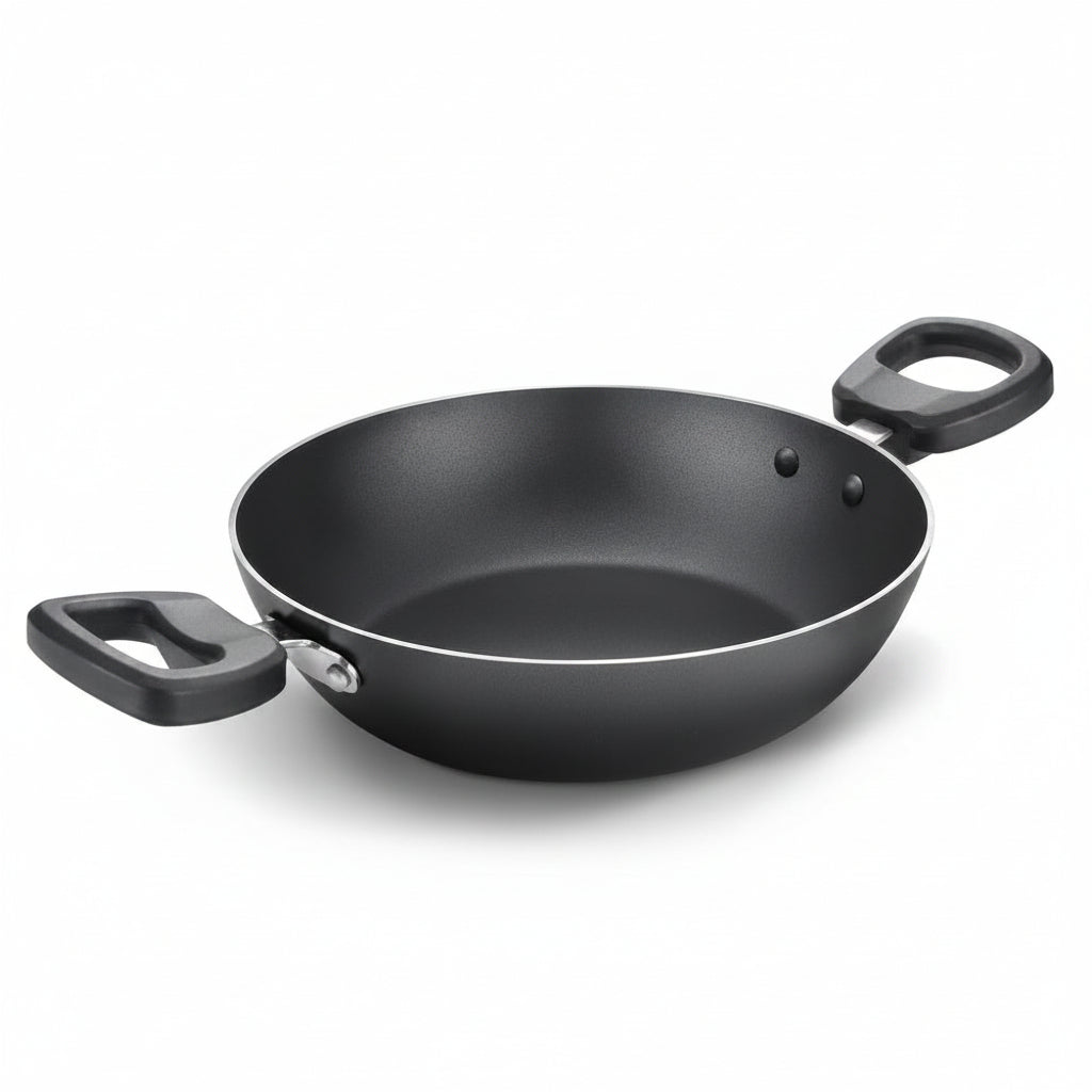 By 22 cm 1.6L Everyday Non-Stick Kadhai Cool Touch Handles