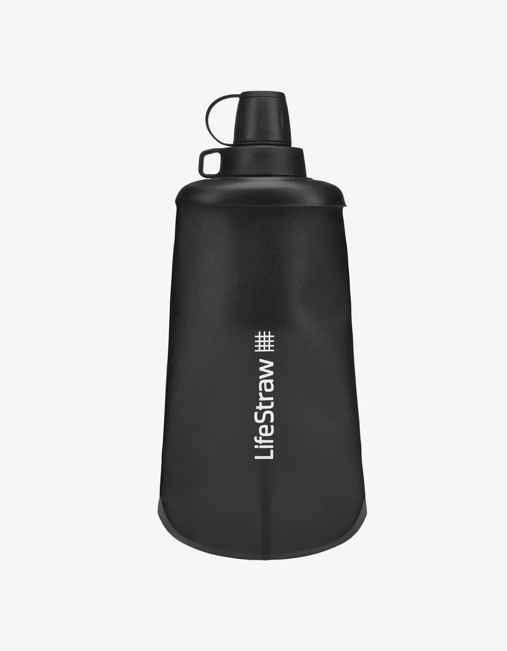 Collapsible Squeeze bottle with Filter 1L Dark Grey