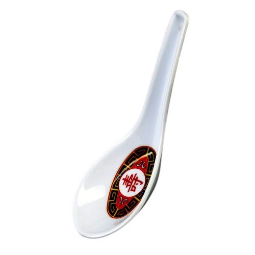 Melamine Wonton Soup Spoon 0.75oz - Dozen