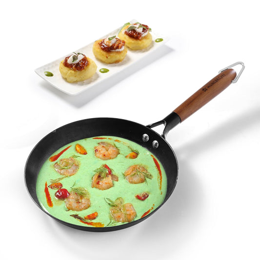 Pre-Seasoned Ferro Light 20 cm Cast Iron Fry Pan