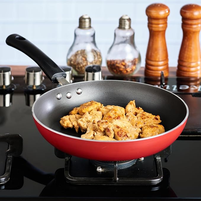 Aluminium Non Stick Frypan - 26 cm, 3 mm Extra Thick, 3 Layer Coating