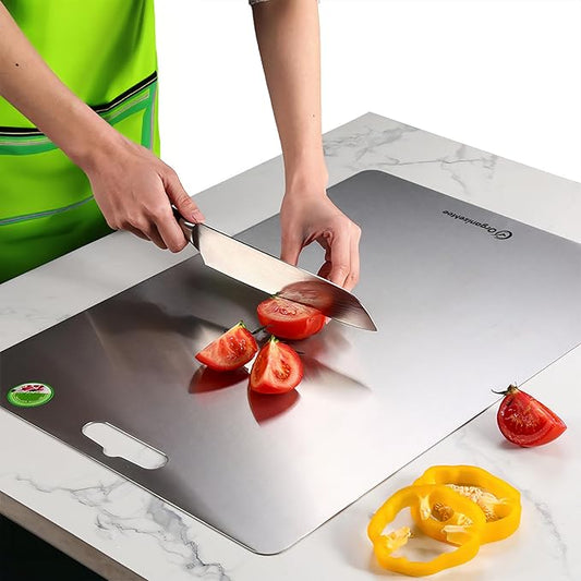 Extra Large Steel Chopping Board for Kitchen 45 X 31.2 cm