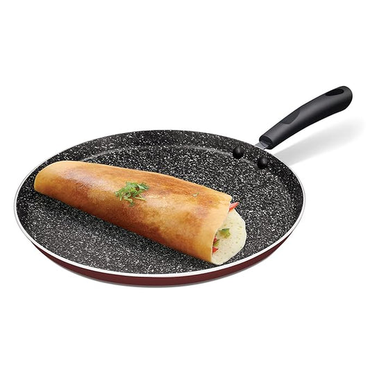 Induction Omni Tawa, 26 cm, Burgundy