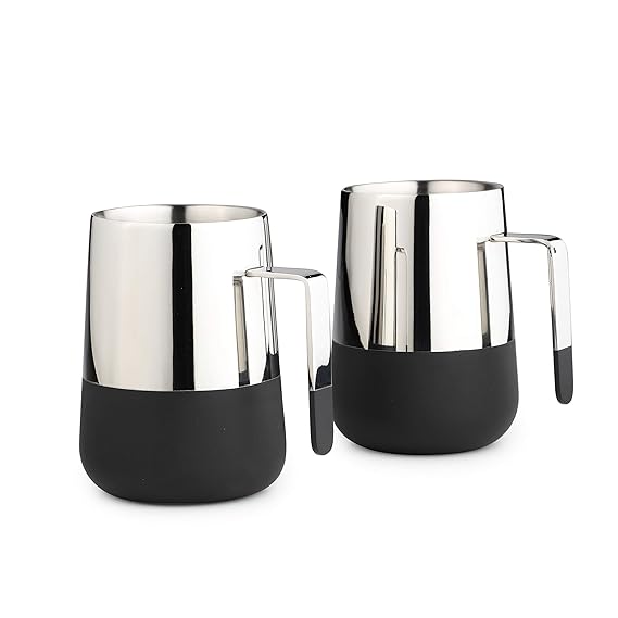 Stainless Steel Mug Set of 2, Multipurpose for Water, Milk, Tea and Coffee, Serveware & Tableware