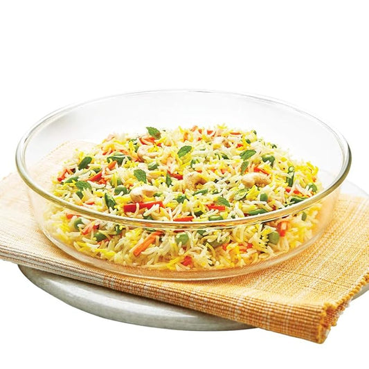 Round Glass Cake Dish, 2 L Pan, 26 cm