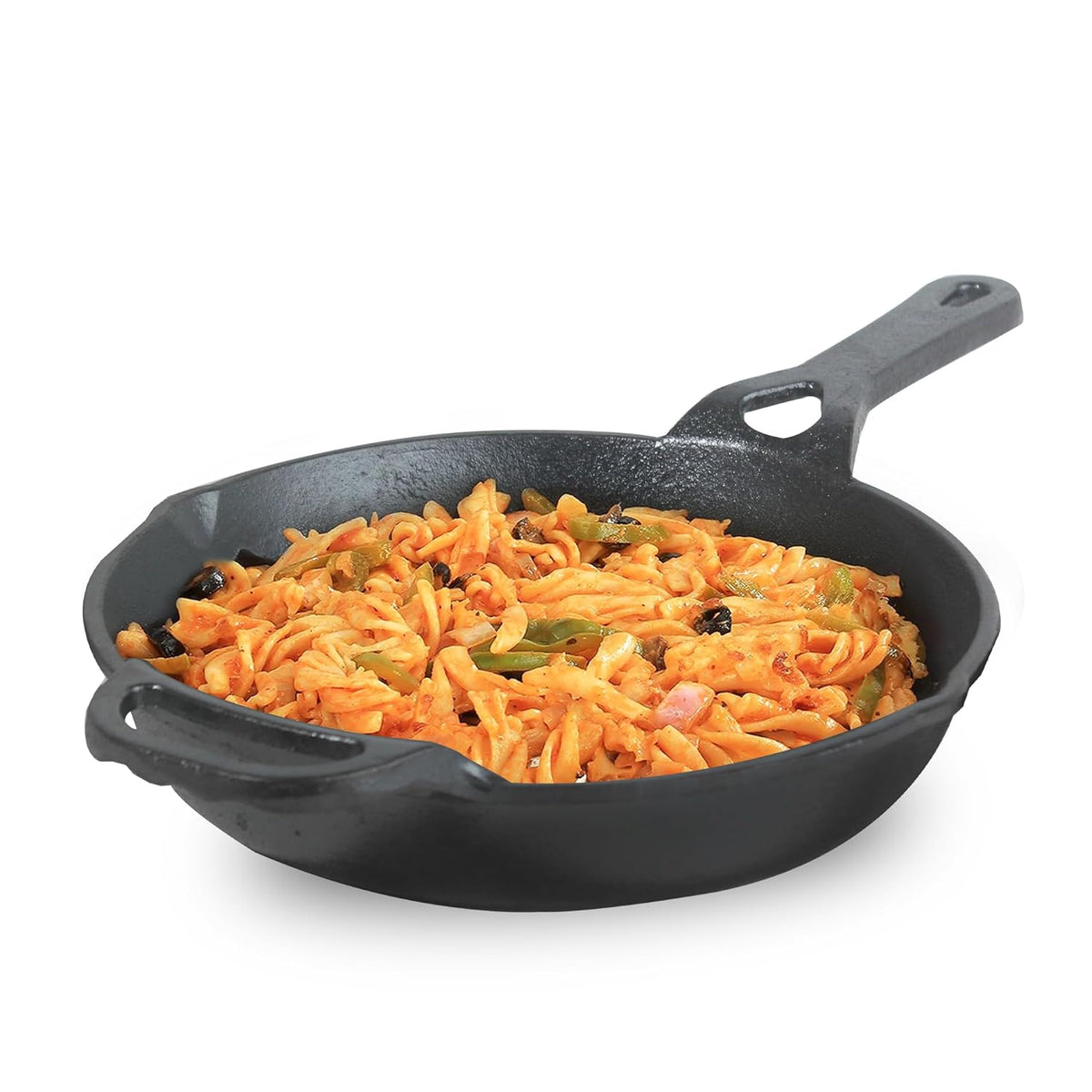 Preseasoned Cast Iron Fry Pan, Skillet With Long Handle