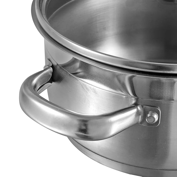 Two Tone Saucepot, 20 cm, 3 L With Glass Lid
