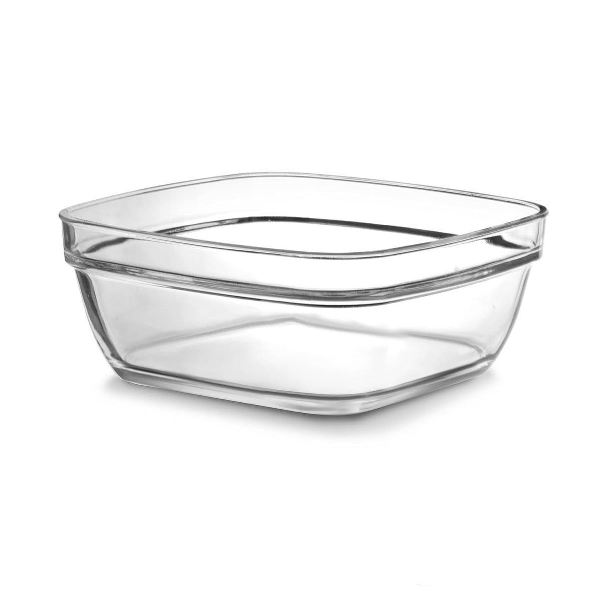 Square Serving Glass Bowl for Kitchen 1100 ml