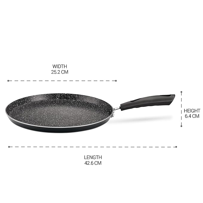Induction Omni Tawa, 26 cm, Black