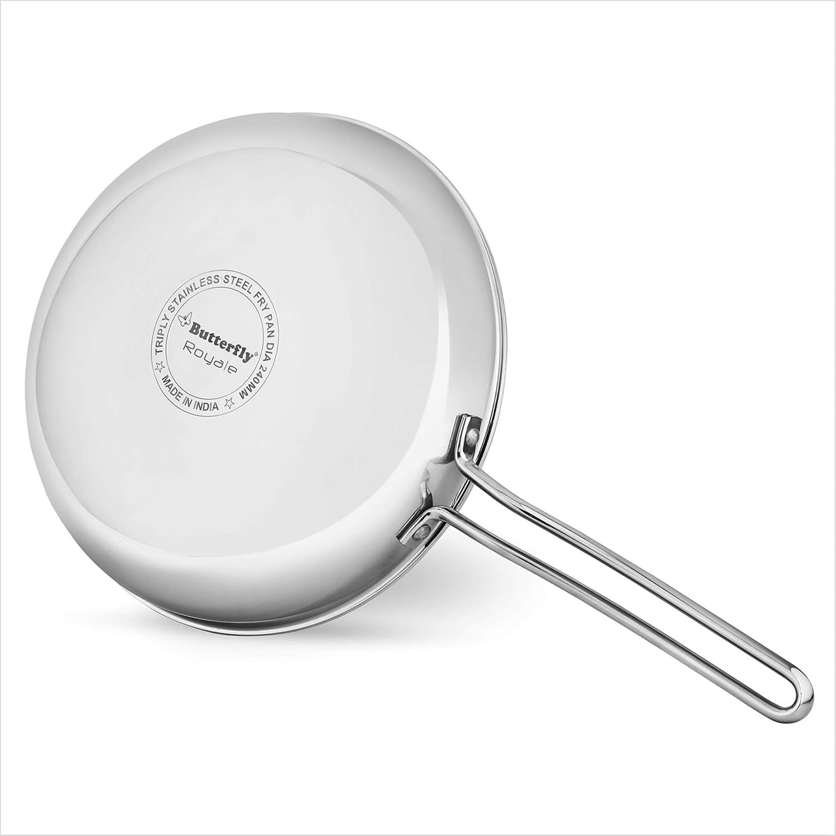 Tri-ply Fry Pan, 240 mm, 2 L, Stay Cool Handle, Induction Compatible