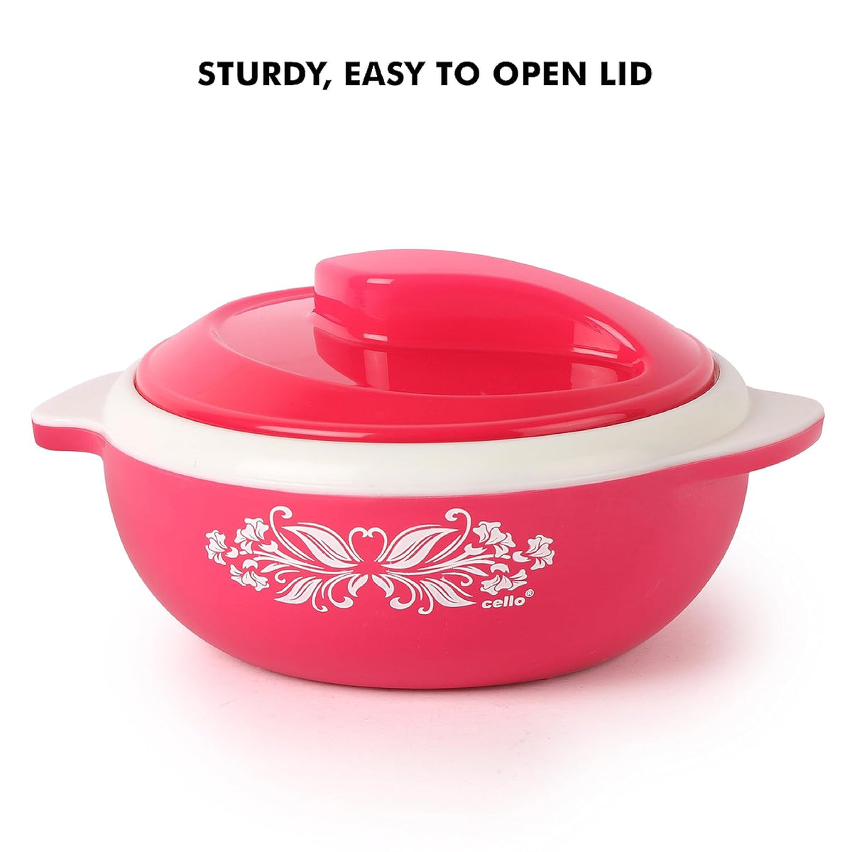 Hot Serve Insulated Inner Steel Casserole Set of 3, Hot Box for Kitchen