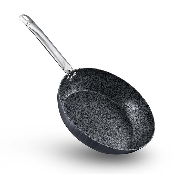 28 cm(2.6l) Hard Anodised Fry Pan With 6 Layers Non-stick Coating