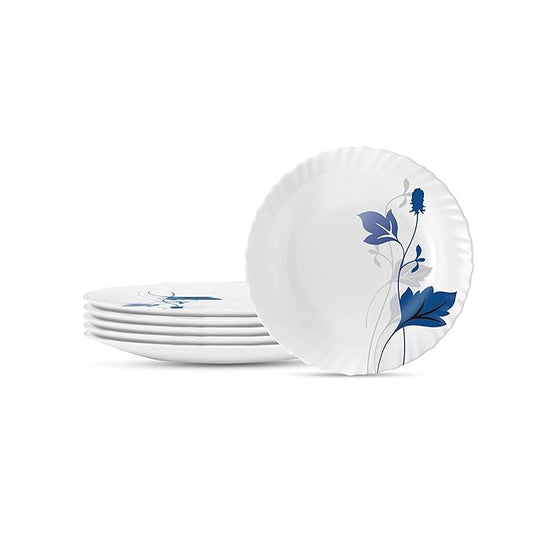 Opalware Ageria Full Plate, White, 11 inch, Set of 6