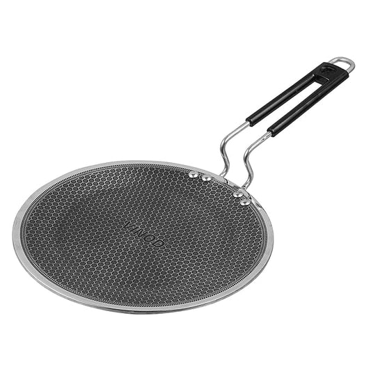 Pro Platinum Triply Stainless Steel X Tawa - 25 cm, 4.0 mm Thick, Hexa Design