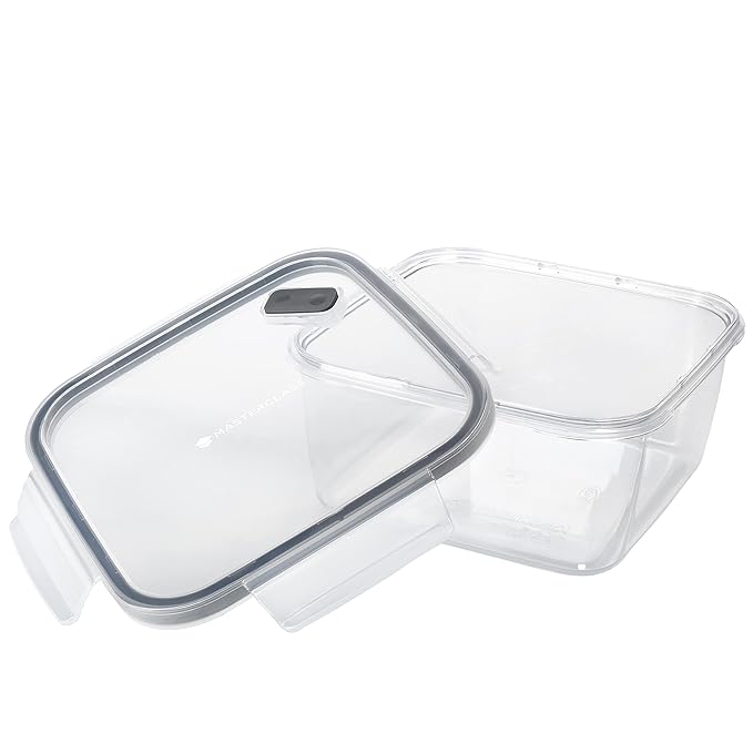Premium Eco-Snap Recycled Plastic Airtight Food Storage Container with Lid