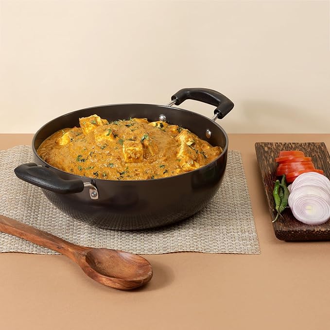 Anodised Induction Friendly Kadai, 4.1 L