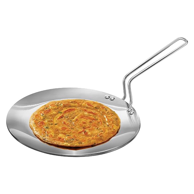 Tri-Ply Stainless Steel Tava Induction Compatible