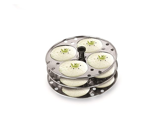 Tri Ply Induction Base Stainless Steel Multi Purpose Steamer Set with Idli Plates
