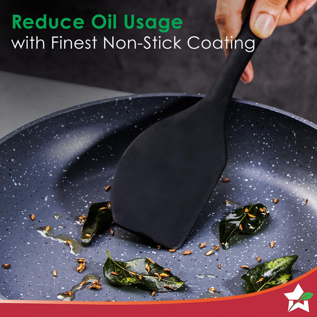 Die-cast Non Stick Fry Pan 24 cm, 1.2 L, Grey