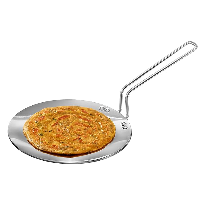 Tri-Ply Stainless Steel Tava Induction Compatible