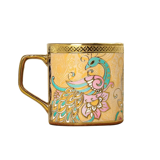 Bone China Gold Tea Cup, Heaven Gold, 180 ml