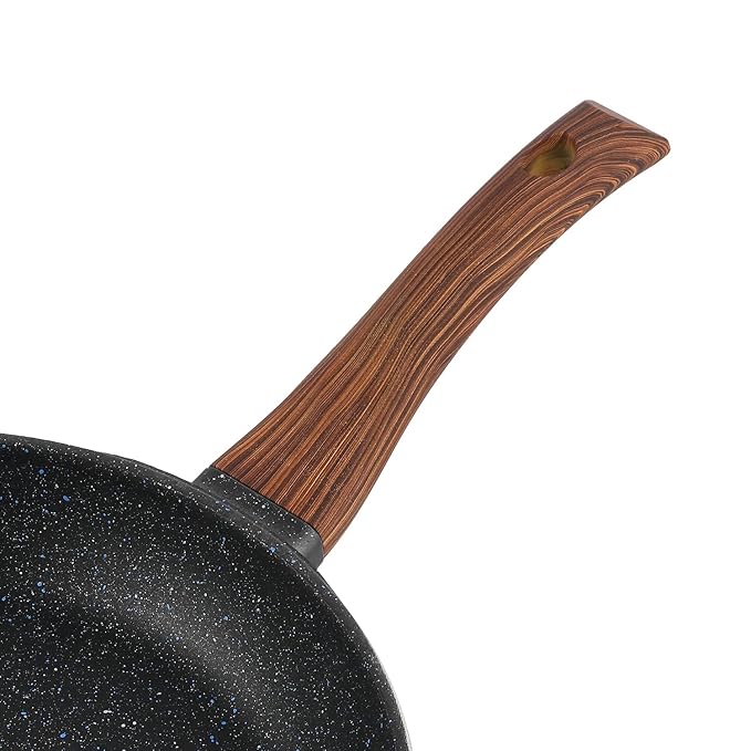 Plus Die Cast Aluminium Frypan - 24 cm, Skillet Pan for Frying, Saute, 5 mm Thick, 5 layer Coating