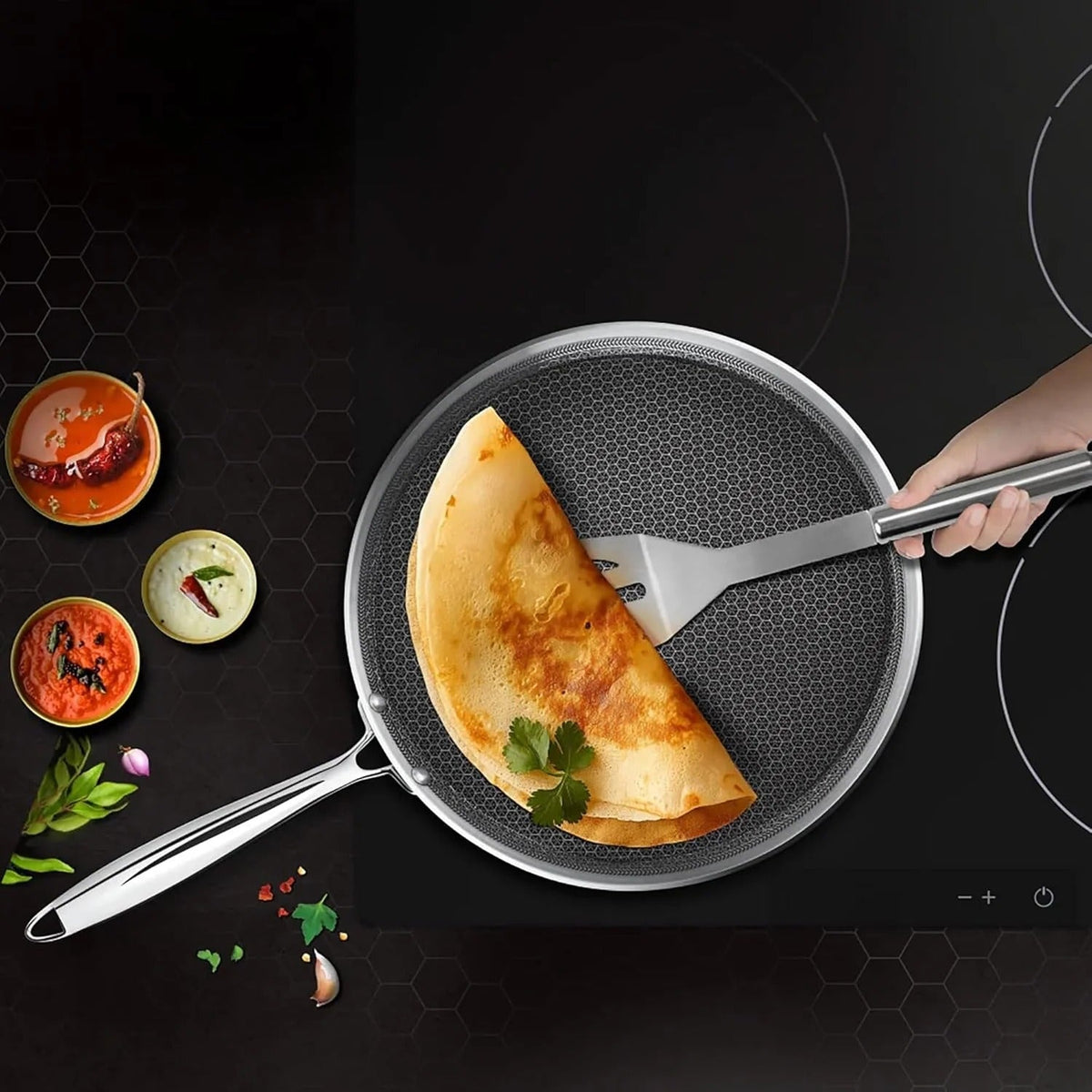 Honeycomb Non-Stick Tawa - 32 cm