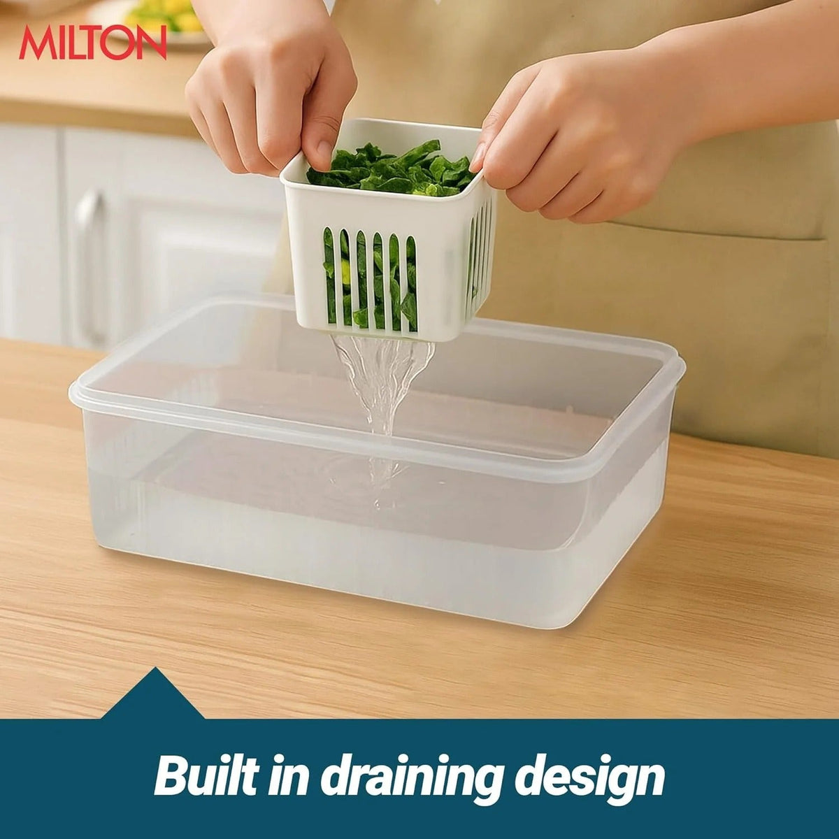 6 Grid Fridge Storage Containers