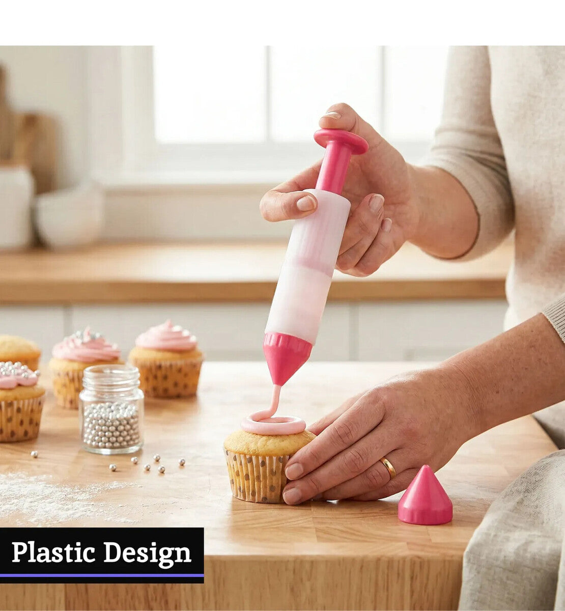 Hot Pink 3 Piece Cake Decorating Pen Set