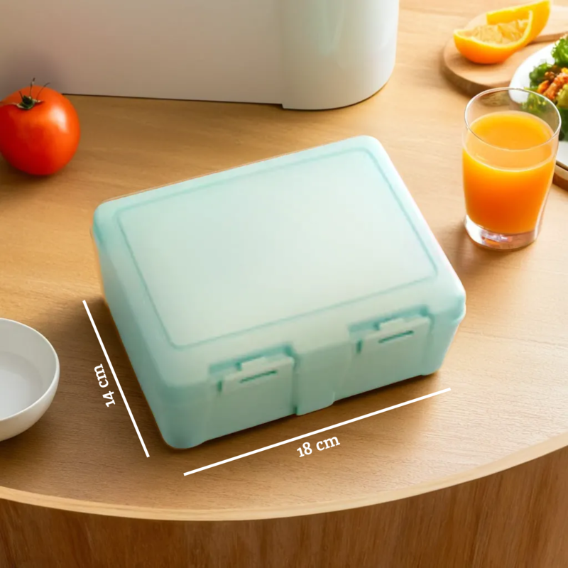 Mint Green 2 Section Lunch Box