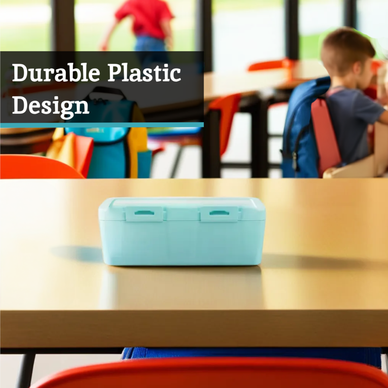 Mint Green 2 Section Lunch Box