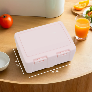 Pink 2 Section Lunch Box
