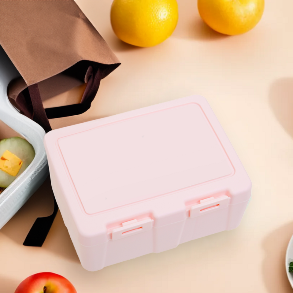 Pink 2 Section Lunch Box