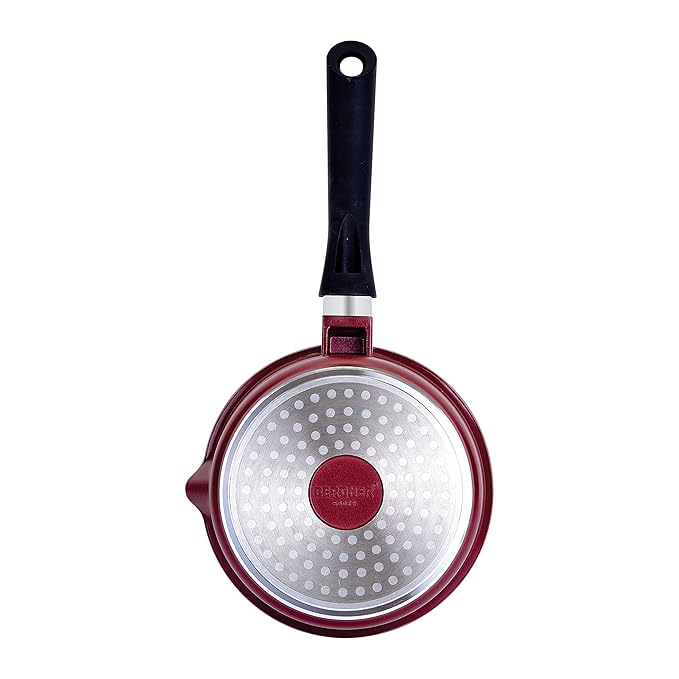Scarlett Cast Aluminium Non-stick Saucepan With Glass Lid, 16 cm, 1.35 L