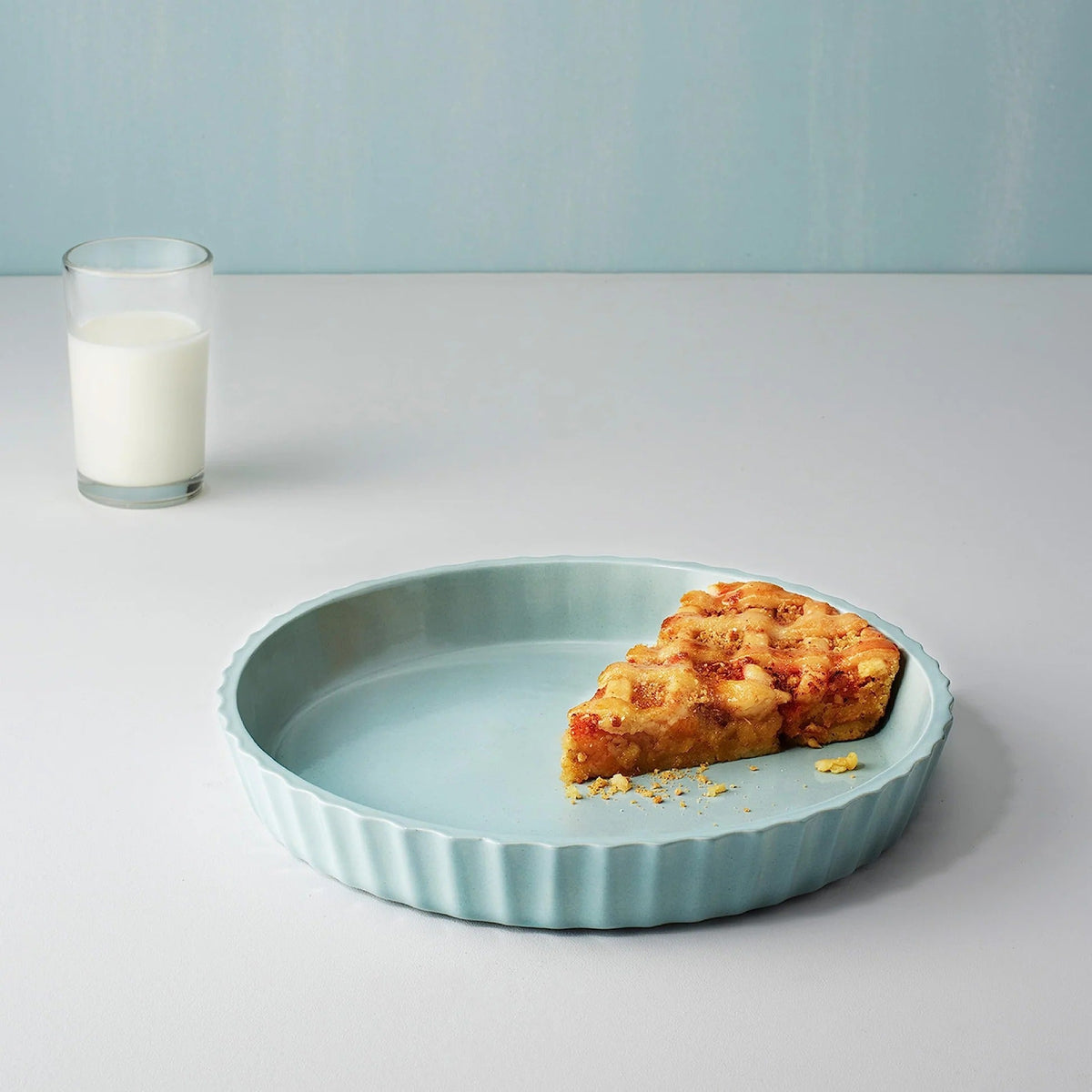 Ceramic Tart Dish 1500 ml Microwave Oven Safe Serving Tray
