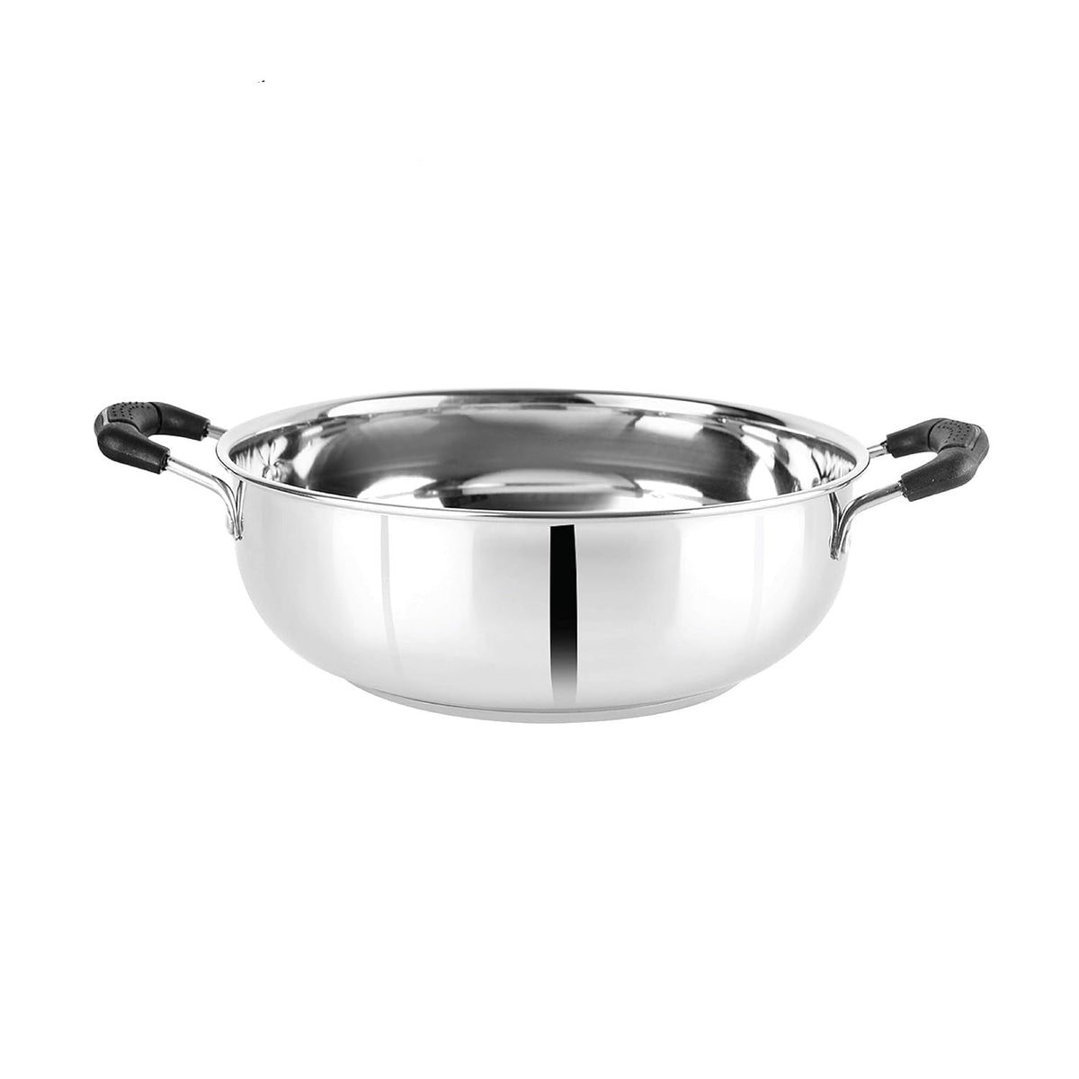 Induction Compatible Stainless Steel Kadhai - 3 L