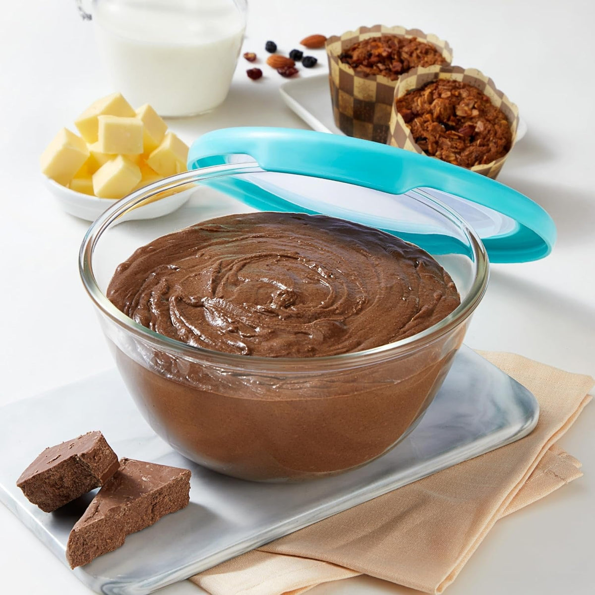 Toughened Glass Mixing Bowl Set