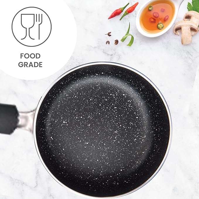Sandwich Bottom Non Induction Sauce Pan, 14 cm