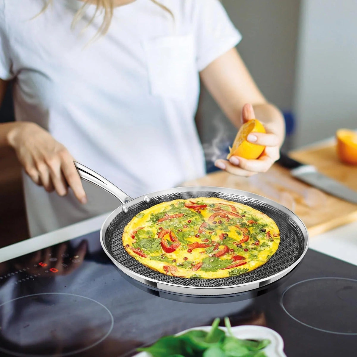 Honeycomb Non-Stick Tawa - 32 cm