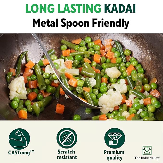 Super Smooth Cast Iron Kadai