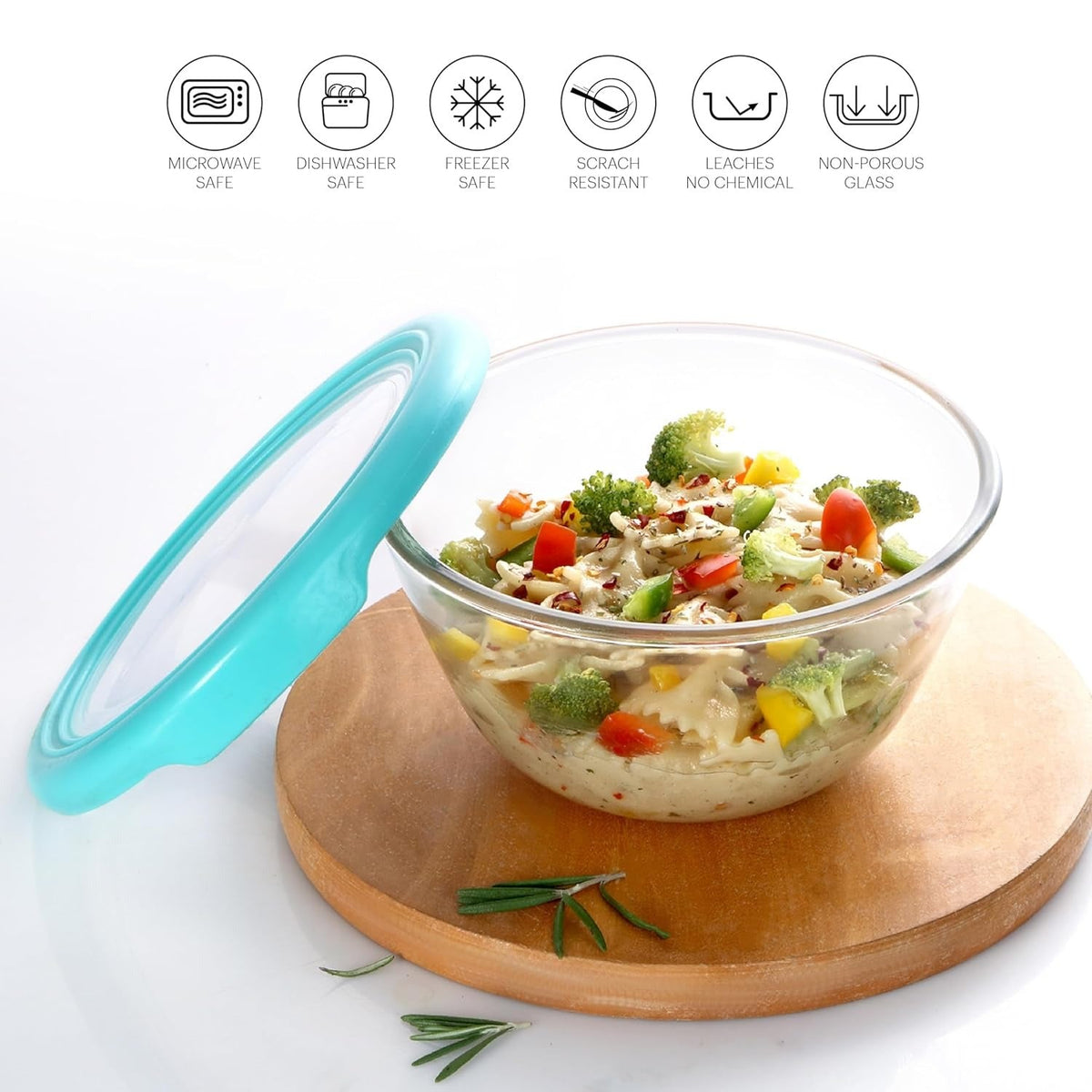 Toughened Glass Mixing Bowl Set